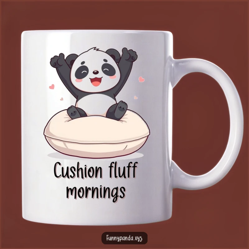 Funny Panda Bouncing Cushion Mug: A Hilarious Gift for Joyful Mornings