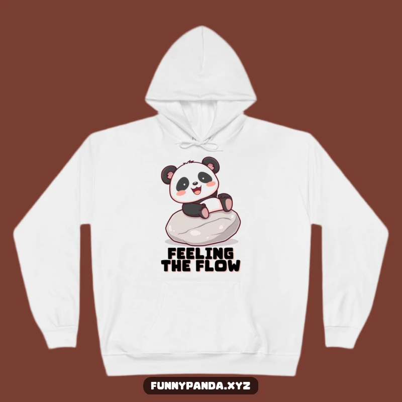Cozy Funny Kawaii Panda Sliding Hoodie: Warm & Joyful Bear Apparel Gift