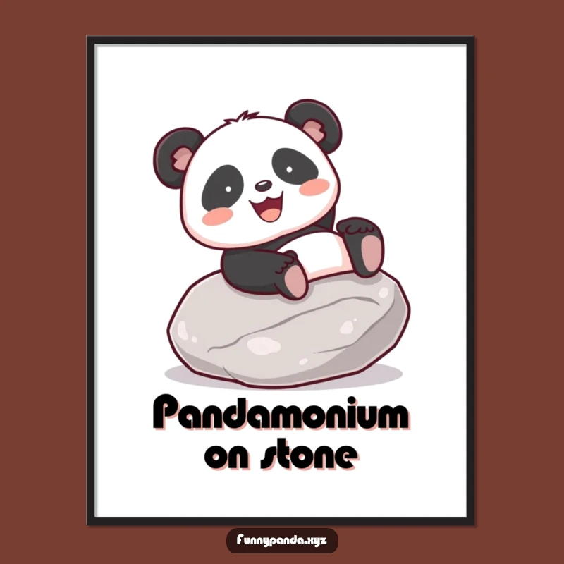 Free Printable Panda Sliding Wall Art: Joyful Kawaii Fun for Downloadable Decor