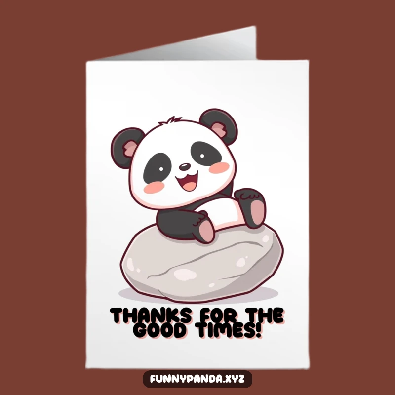 Free Printable Panda Sliding Thank You Card: Joyful Kawaii Fun for a Downloadable Gift