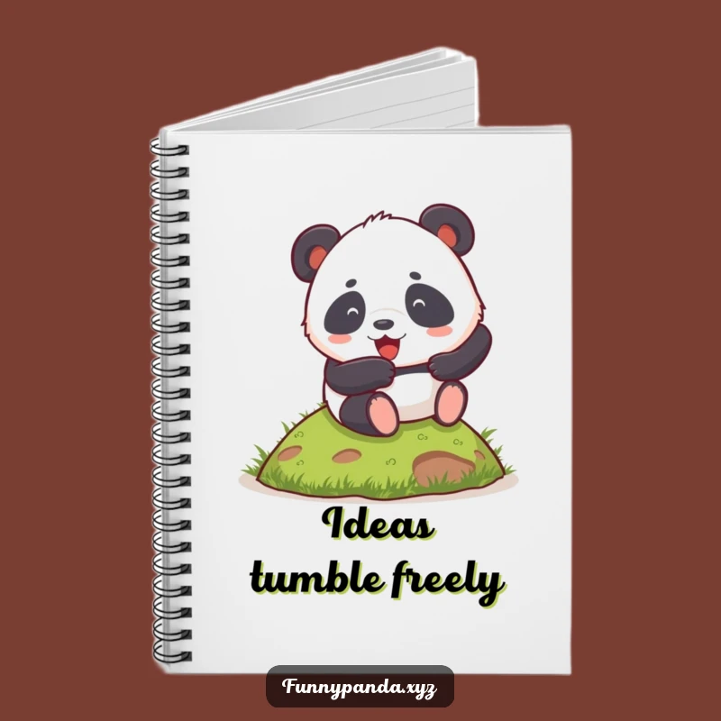 Funny Chubby Panda Notebook: Jot Down Fun with Rolling Hill Ideas!