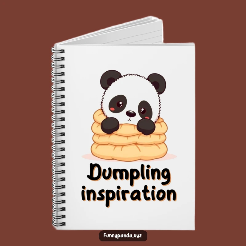Funny Panda & Dumplings Notebook: Jot Down Ideas with Hilarious Cravings